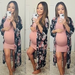 Pink Dress Bump Friendly